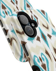 Light Uzbek Ikat MagSafe Phone Case