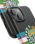 Uzbekistan Flag with Coat of Arms Phone Case