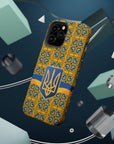 Ukraine Flag Emblem MagSafe Tough Cases