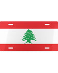 Lebanon Flag Vanity Plate
