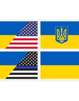 Ukrainian Flag Mix *4pc Sticker Sheets