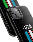UZB Flag Stripes Phone Case