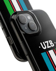 UZB Flag Stripes Phone Case