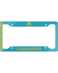 Colorful Kazakhstan Flag License Plate Frame