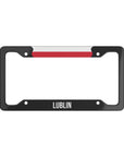Lublin Poland Flag Car License Plate Frame