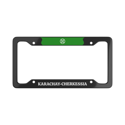 Karachay-Cherkessia Ethnic Flag License Plate Frame