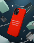 Нормальный иммигрант другого иммигранта уважать должен MagSafe Tough Cases