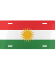 Kurdistan Flag Vanity Plate