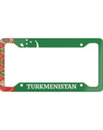 Turkmenistan Colorful License Plate Frame