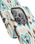 Light Uzbek Ikat MagSafe Phone Case