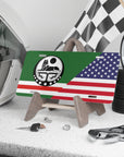 Ichkeria/USA Flag Vanity Plate