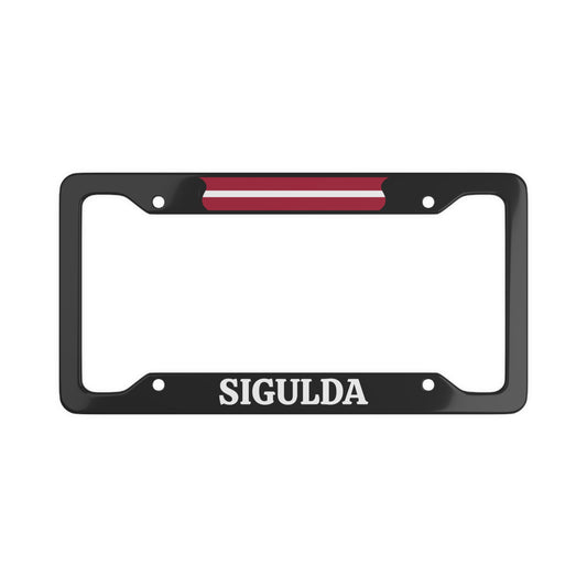 Sigulda, Latvia License Plate Frame