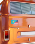 Kazakh American Flag Bumper Stickers