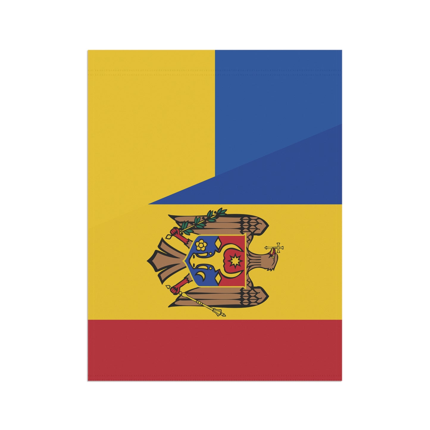Moldovans support Ukraine Flag Garden & House Banner