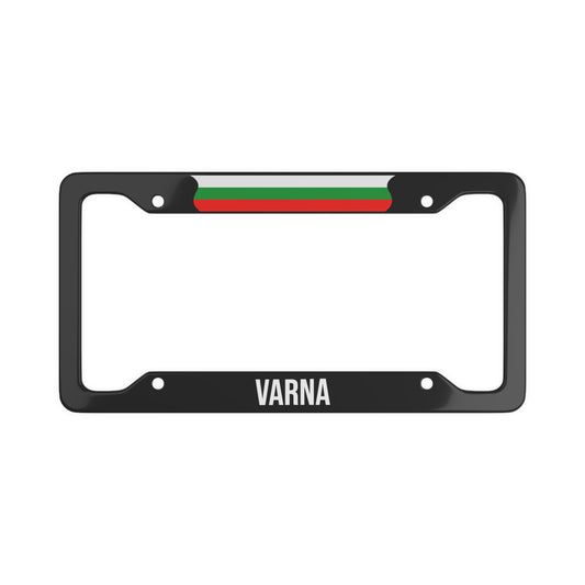 Varna Bulgaria Flag Car Frame