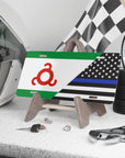 Ingushetia/Law Enforcement Flag Vanity Plate