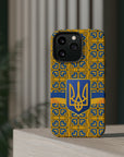 Ukraine Flag Emblem MagSafe Tough Cases