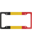 Belgium Plain Flag Car Plate Frame