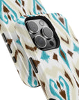 Light Uzbek Ikat MagSafe Phone Case