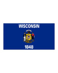 Wisconsin Flag Bumper Stickers