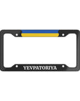 Yevpatoriya with flag License Plate Frame