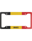 Bruges Belgium Flag Car License Plate Frame