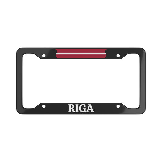 Riga, Latvia License Plate Frame