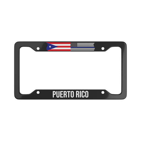 Puerto Rico/Law Enforcement Car Plate Frame