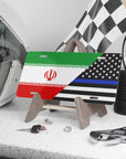 Iran Support Police Flag Vanity Plate