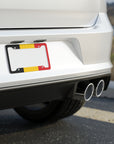 Belgium Plain Flag Car Plate Frame