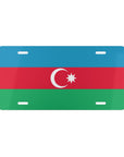 Azerbaijani Flag Vanity Plate