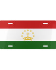 Tajikistan Flag Vanity Plate