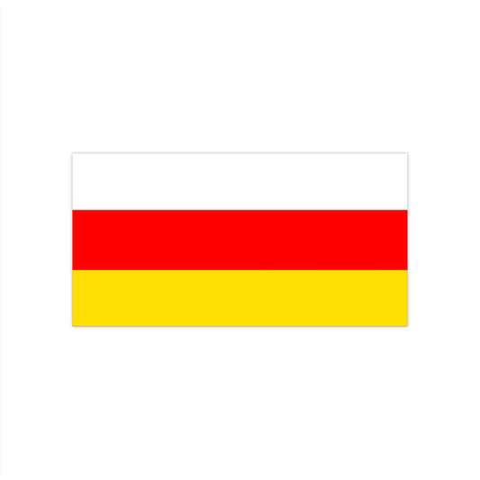 North Ossetia Alania Flag Bumper Stickers