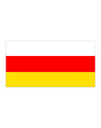 North Ossetia Alania Flag Bumper Stickers