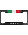 Viva L'Italia Flag Car License Plate Frame