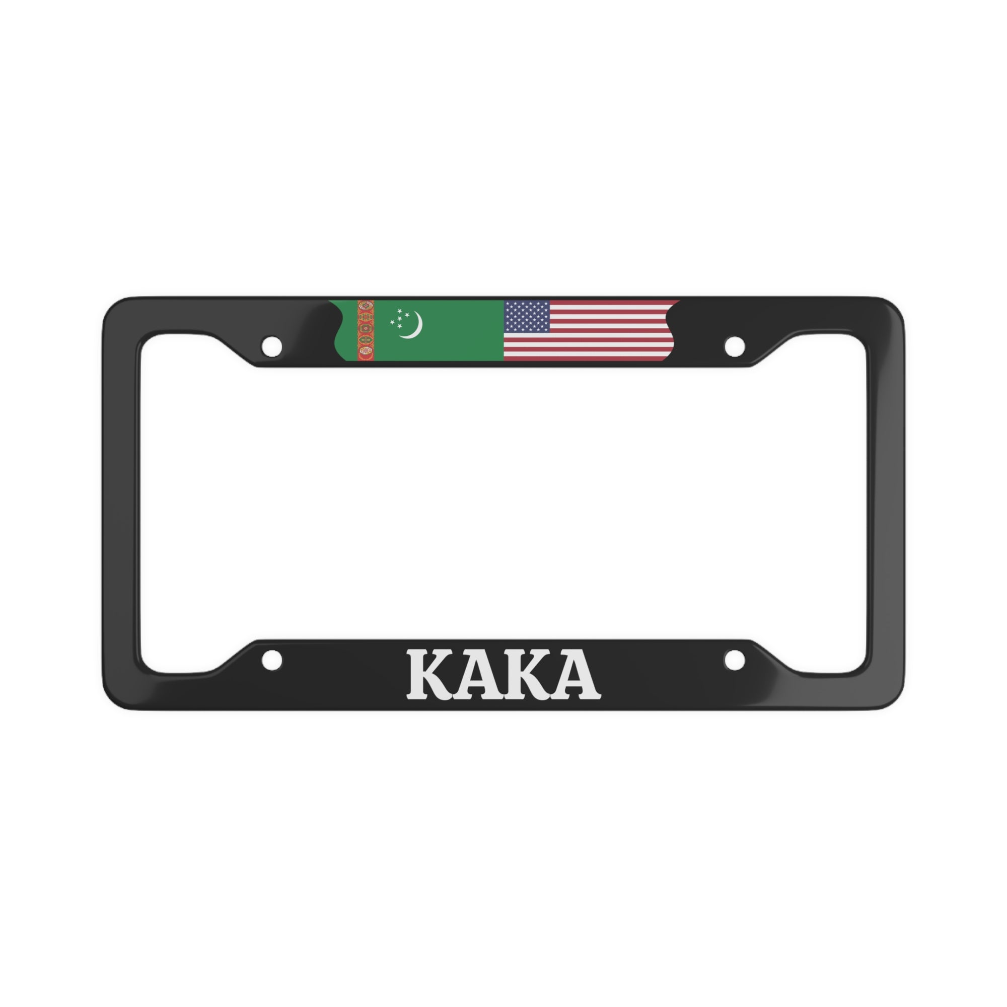 Kaka Turkmenistan License Plate Frame
