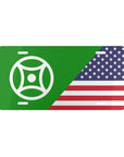Karachay-Cherkess Ethnic Flag/USA Vanity Plate