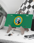 Washington State Flag, USA Vanity Plate