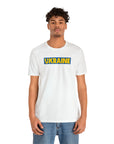 Ukraine Blue Background Unisex T-Shirt