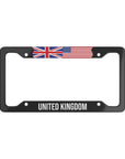 United Kingdom USA Flag Car License Plate Frame