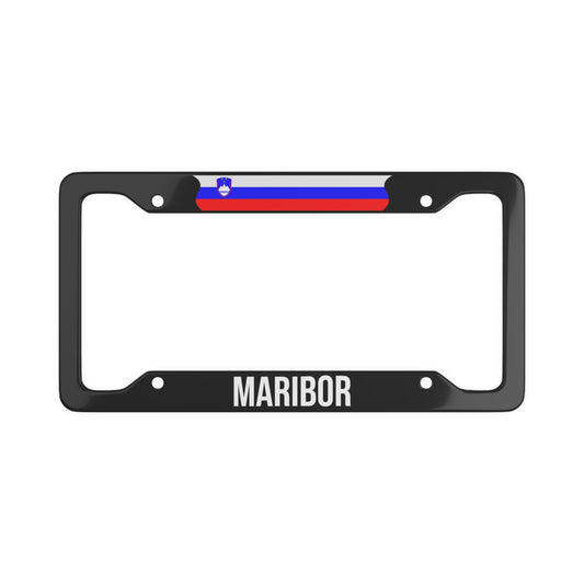 Maribor Slovenia Flag Car Frame