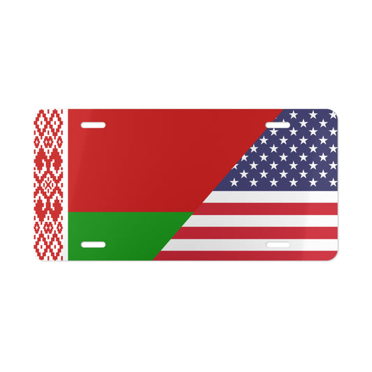 BLR/USA Flag Vanity Plate