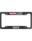 Croatia Thin Blue Line Flag Car License Plate Frame