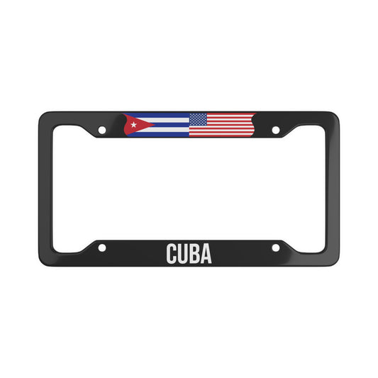 Cuba/USA Car Plate Frame