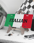 Italian Flag Vanity Plate