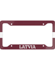 Latvia Colorful License Plate Frame