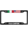 Italia Campione Italian Flag Car License Plate Frame