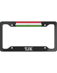 TJK Flag License Plate Frame