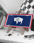 Wyoming State Flag, USA Vanity Plate