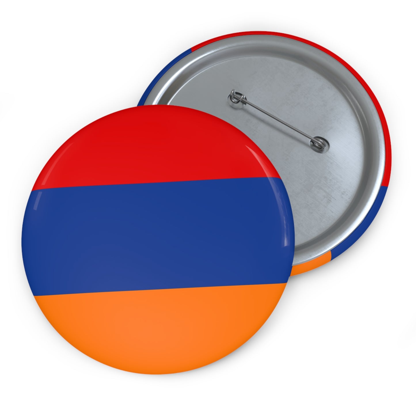Armenian Flag Pin Buttons